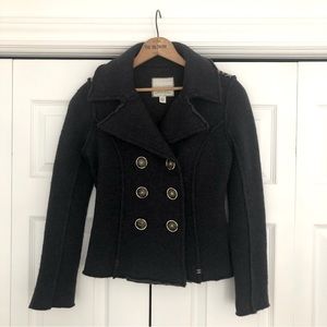 Banana Republic boiled wool pea coat